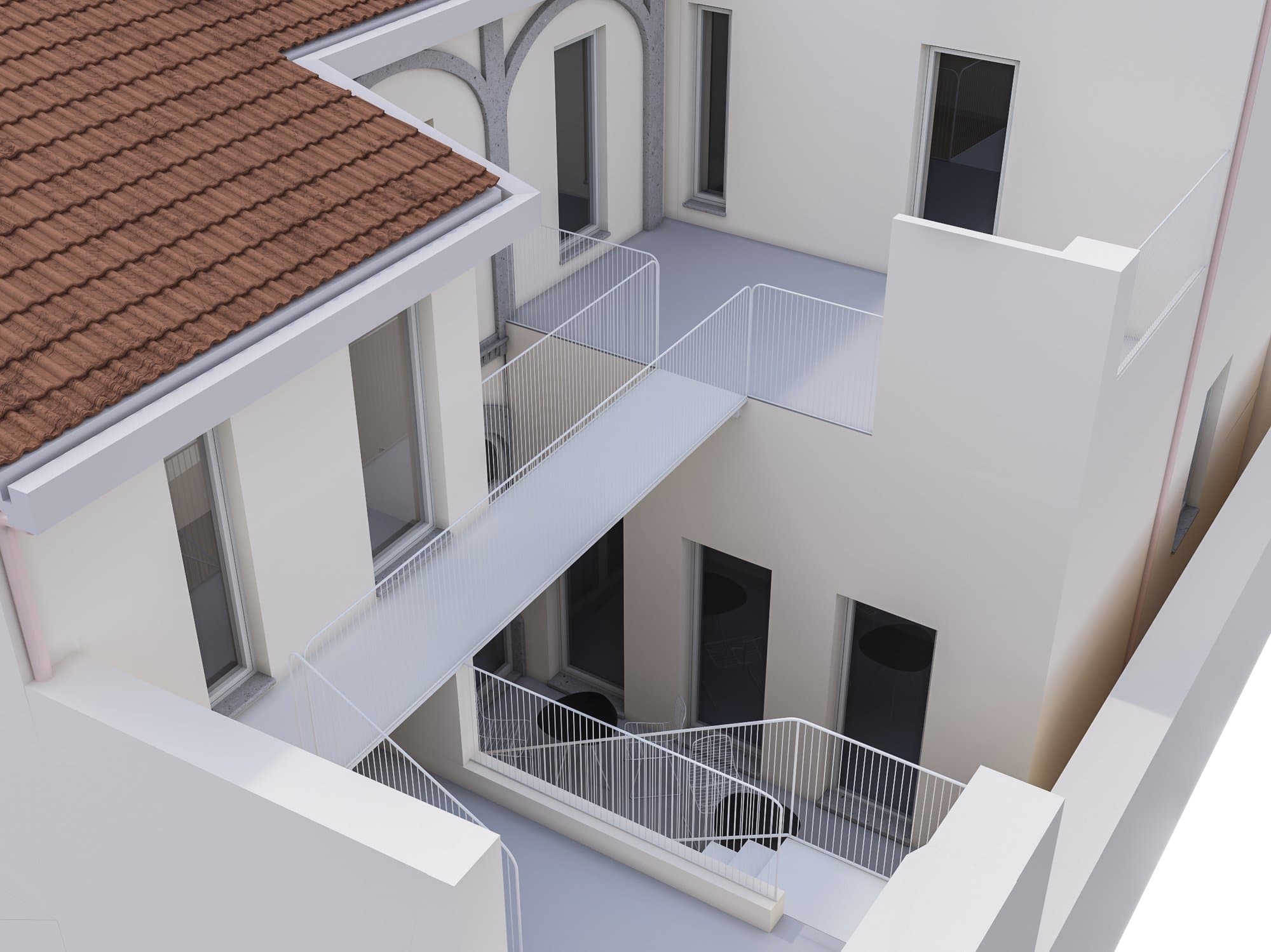 Exterior: overall view