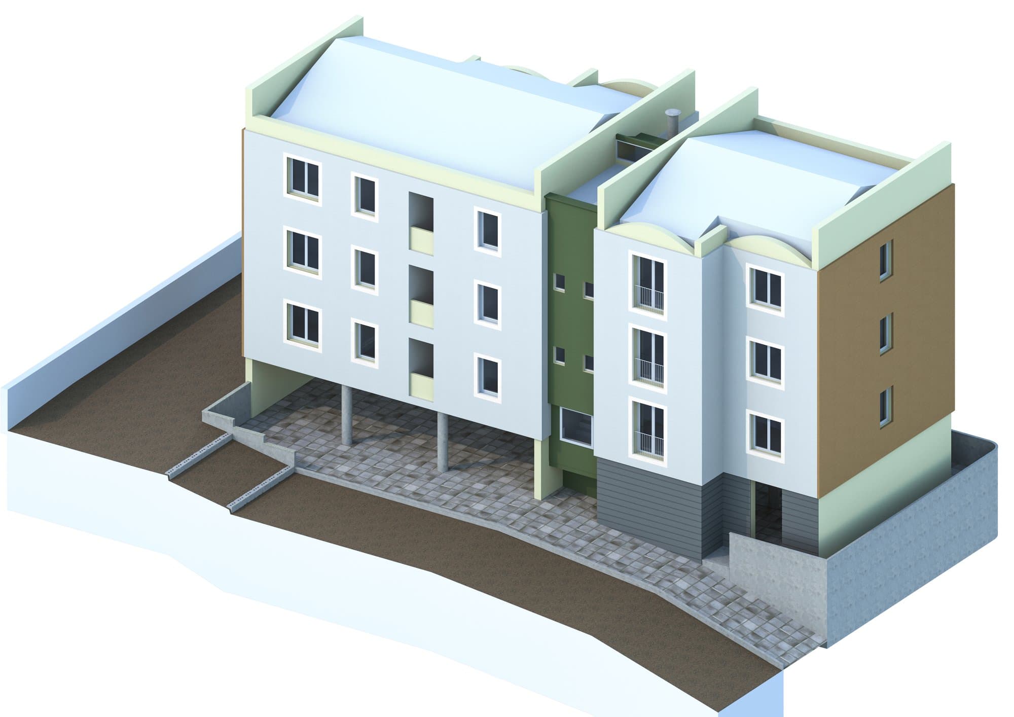 Via Bellavista, angolo Cirronis: vista 1